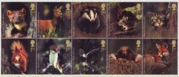 GRAND-BRETAGNE 2004 - Animaux Des Forêts - 10v Neufs// Mnh - Ongebruikt