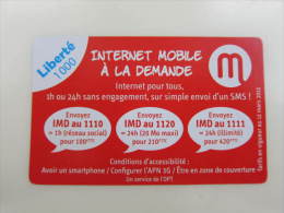 Mobile Cell  Prepaid Card, Used - New Caledonia