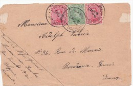 1919  Devant De LETTRE  BELGIQUE, MARCHIENNE Pour La FRANCE/ 4719 - Covers & Documents
