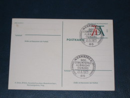 Germany Deutschland Bund Ganzsache Postal Stationery 1971 Albrecht Dürer Gemälde Used Gebraucht - Postales Ilustrados - Usados