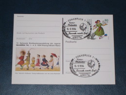 Germany Deutschland Bund Ganzsache Postal Stationery 1994 Für Die Jugend Märchen Najubria  Used Gebraucht - Geïllustreerde Postkaarten - Gebruikt