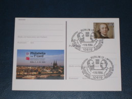 Germany Deutschland Bund Ganzsache Postal Stationery 1994 Berlin Gottfried Herder Philatelia  Used Gebraucht - Bildpostkarten - Gebraucht