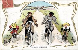 ILLUSTRATEUR  -  GUILLAUME  -   LE SPORT EN FAMILLE  -  VELO - Guillaume