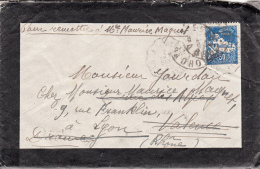 1930 LETTRE  ALGERIE, ORAN à CREEANSVILLE,  St DENIS DU SIG Pour La FRANCE, / 4723 - Cartas & Documentos