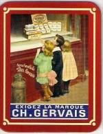 Magnet Publicitaire GERVAIS. - Reklame