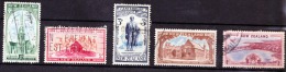 New Zealand, 1950, SG 703 - 707, Complete Set, Used - Gebraucht