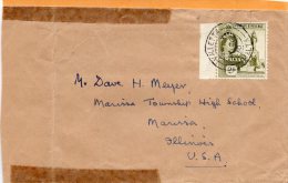 Malta 1960 Cover Mailed To USA - Malte (...-1964)