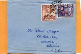 Malta Old Cover Mailed To USA - Malta (...-1964)