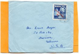 Malta Old Cover Mailed To USA - Malte (...-1964)