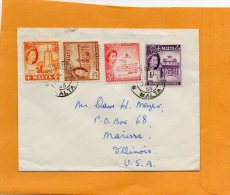 Malta 1956 Cover Mailed To USA - Malta (...-1964)