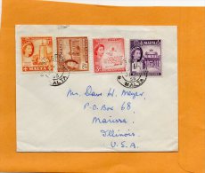 Malta 1956 Cover Mailed To USA - Malte (...-1964)