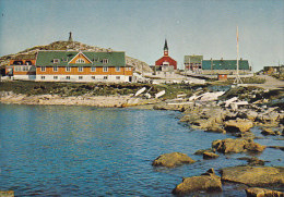 Greenland PPC Godthåb Hospital And Church Old Harbour (2 Scans) - Greenland