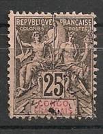 Congo. 1892. N° 19. Oblit. - Usati