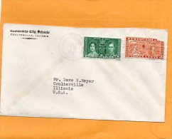 Newfoundland Old Cover Mailed To USA - 1908-1947