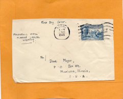 Gold Coast 1948 FDC Mailed To USA - Costa D'Oro (...-1957)