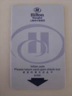 China Hotel Key Card, Hilton Shanghai Tennis Masters Cup Official Hotel - Unclassified