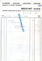 87 - JAVERDAT - FACTURE PLOMBERIE CHAUFFAGE ZINGUERIE - ANDRE BROCHET - ORADOUR SUR GLANE   1976 - Other & Unclassified