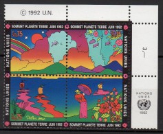 Nations Unies (Genève) - 1992 - Yvert N° 227 à 230 **  - Sommet Planète Terre - Neufs