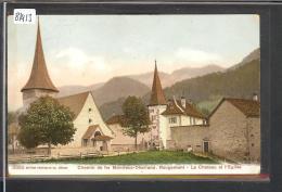 DISTRICT DU PAYS D´ENHAUT /// ROUGEMONT - EGLISE ET CHATEAU - TB - Rougemont