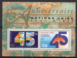 Nations Unies (Genève) - Bloc Feuillet - 1990 - Yvert N° BF 6 ** - Hojas Y Bloques