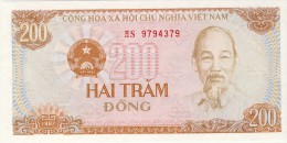 BILLET # VIET NAM  # 1987 # 200 DONGS # PICK 88  # BILLET NEUF # - Vietnam