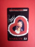 Phonecard Marilyn Monroe (Mint,New) Very Rare ! - A Identificar