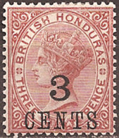 BRITISH HONDURAS..1888..Michel # 22...MLH. - Honduras Británica (...-1970)