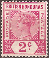 BRITISH HONDURAS..1891..Michel # 32...MLH. - Honduras Britannico (...-1970)
