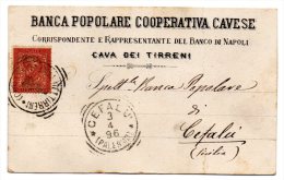 CAVA DEI TIRRENI - BANCA POPOLARE COOPERATIVA CAVESE      1896 - Cava De' Tirreni