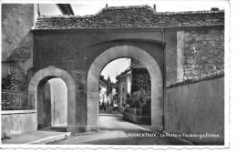 SUISSE - PORRENTRUY - La Porte Du Faubourg De France - Port