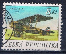 CZ+ Tschechei 1996 Mi 128 Flugzeug - Used Stamps