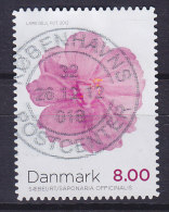 Denmark 2012 Mi. 1714 C    8.00 Kr. Flower Blume Sæbeurt Saebeurt (from Booklet) Deluxe Cancel !! - Gebraucht