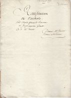 VP894 - MONTEREAU  1790 - Acte De Ratificationet Rachat D' Une Maison MrsROUSSEAU X GIRAULT - Matasellos Generales