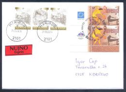 Slovenia Slowenien Olympic Games 2004 Express Cover, Eilboten: Discobolos Stamps & First Day Cancellation; Attractive - Sommer 2004: Athen