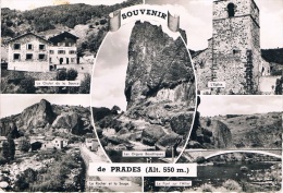 SOUVENIR De PRADES (Alt. 550 M.) - Multi-vues (5) - Circulée En 1964, 2 Scans - Prades