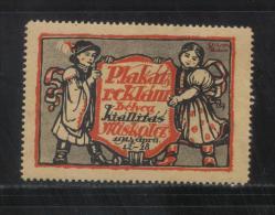 HUNGARY 1914 MYSKOLCZE POSTER & ADVERTISING STAMP EXPO POSTER STAMP HM CINDERELLA ERINOPHILATELIE - Unused Stamps