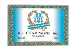 CHAMPAGNE CH. GARDET - OLYMPIQUE DE MARSEILLE - Vignes