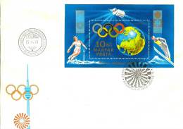 HUNGARY - 1972.FDC Sheet I.- 20th Olympic Games,Munich/Sport Mi Bl.89. - FDC
