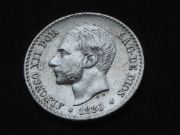 Spain - Espagne - 50 Centimos 1880 - Alfonso II -  Argent - Silver  *** EN ACHAT IMMEDIAT **** - Sonstige & Ohne Zuordnung