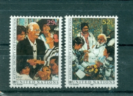 Nations Unies  New York 1993 - Michel N. 642/43  -  "Veillir Active Et Respecté" - Nuevos