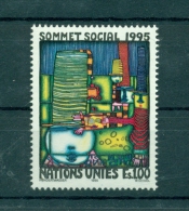 Nations Unies  Géneve 1995 - Michel N. 262  -  "Sommet Social" - Nuovi