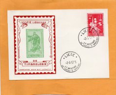 Belgium 1957 - Lettres & Documents