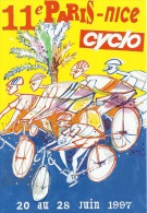 ILLUSTRATEUR LENZI 11e PARIS NICE CYCLO  CYCLISME - Lenzi