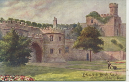 LINCOLN CATHEDRAL - ENTRANCE TO  - ART DRAWN By ARTHUR C PAYNE - Lincoln
