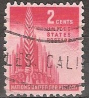 UNITED STATES   #   STAMPS FROM YEAR 1943  " STANLEY GIBBONS 904" - Gebruikt