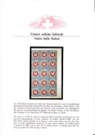 Suisse _ 150 Ans De La Colombe De Bâle _ Reproduction Du Bloc De 15 _ Sur Feuille D'album - 1843-1852 Federal & Cantonal Stamps