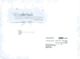 BRD Stuttgart Privatpost 2013 TNT-Post - Label Breuninger Modekaufhaus Weihnachten Geschenkideen - Privatpost