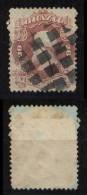 Brazil Brasil Mi# 24x Used 20R Dom Pedro 1866 Papel Azulado - Used Stamps