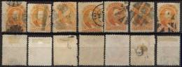 Brazil Brasil 7x Mi# 29 Used 500R Dom Pedro 1866 - Used Stamps