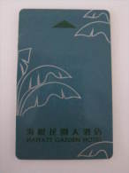 China Hotel Key Card, Haiyatt Garden Hotel(with Scratch) - Zonder Classificatie